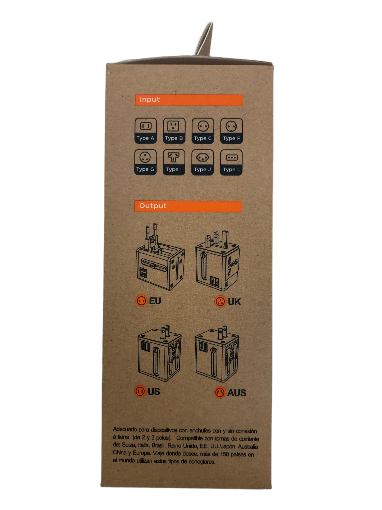 Adaptador de viaje mundial